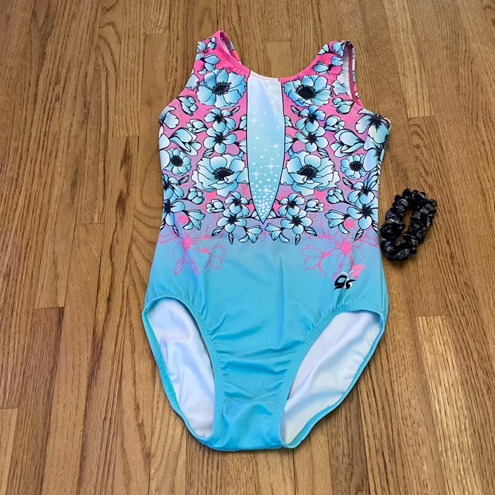 Gk Elite Gymnastics Dance Leo AS Breast Cancer